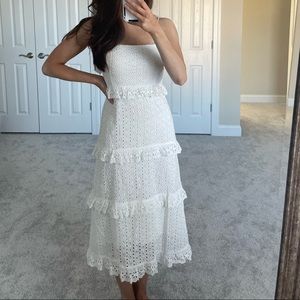 White Eyelet Dress